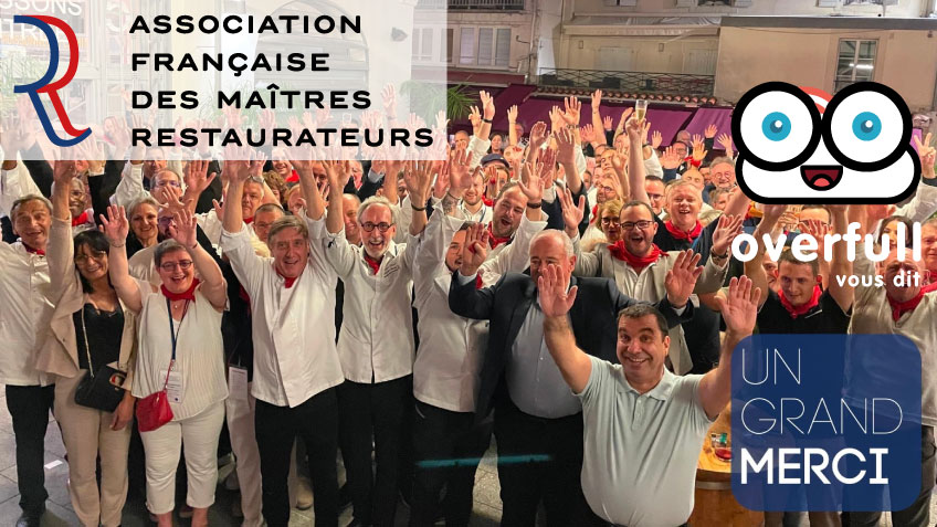 L’AFMR Association Française des Maîtres Restaurateur nous élit « logiciel de référence »